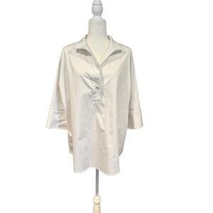 TUCKERNUCK White Willow Blouse in Sz Medium